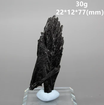 Натурален игла бразилски черен турмалин минерални образци камъни и кристали кварцови кристали Груб камък