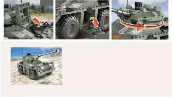Германия модерен военен БТР мега градивен елемент на армейските фигурки кондор бтр събират тухли, играчки за момчета, подаръци