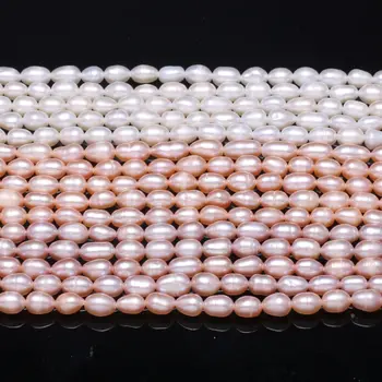 AA Сладководни перли Ориз форми на Свободни Мъниста 36 См За 