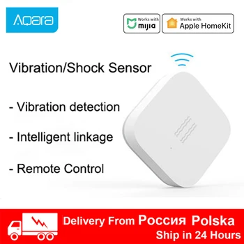 Xiaomi Aqara Smart Motion Sensor Vibration Detection Monitor Alarm Zigbee Shock Sensor For Gateway Хъб MiHome Homekit Control