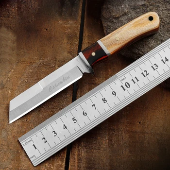 Открит Пряк Риболовен Нож Джунгла В Пустинята На Оцеляването Ловни Ножове Мини Висока Твърдост Остри Тактически Нож На Мелачка