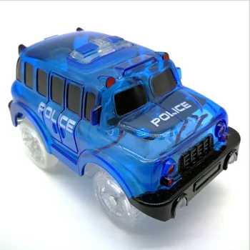 Нов 12 Стилове на Състезателен Автомобил за Магически Песни с led Подсветка на Детски Образователни Играчки на Пожарната Полицейски коли Подаръци за децата Играчки