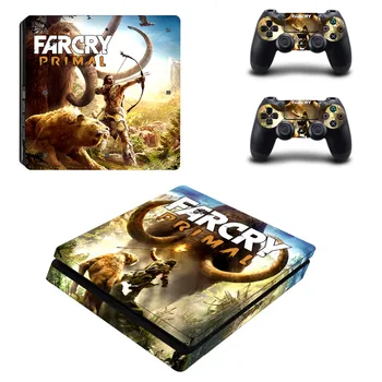 Far Cry Primal PS4 Slim Skin Sticker Стикер за Sony PlayStation 4 Конзола и контролер PS4 Slim Skins Винилови Етикети