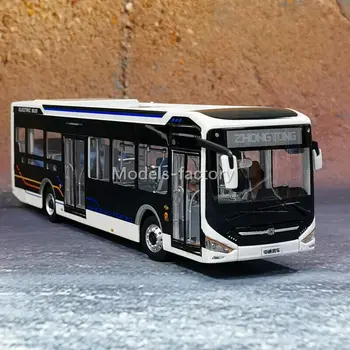 1/42 За Zhongtong City Bus LCK6126EVGRA1 Pure electric Bus Diecast Car Model Gifts Collection Display Метал,Пластмаса,Гума