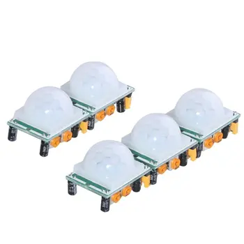 5 Pack Hc-sr501 Pir Motion Ir Сензор Body Module Инфрачервен Модул За Arduino