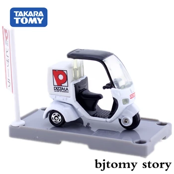Takara Томи Tomica 99 Pizza-La Доставка Bike Scale 1/39 Car Hot Pop Детски Играчки Motor Vehicle Diecast Metal Model Collectibles