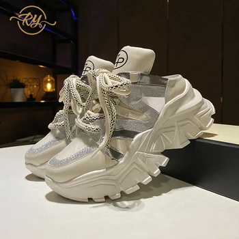 RY-RELAA Europe station естествена кожа обувки на платформа 2021 годишният нов стил естествена кожа обувки INS дамски маратонки tide