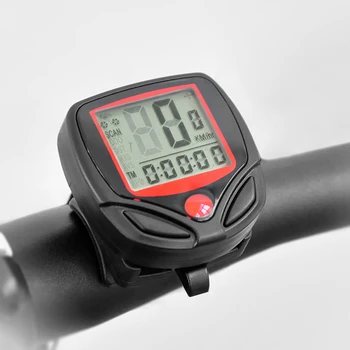 Под наем Водоустойчив Километража Колоездене Хронометър за измерване на Скоростта на Велосипеди на Велосипеди Компютър Цифров LCD Велосипеден Компютър за измерване на Скоростта