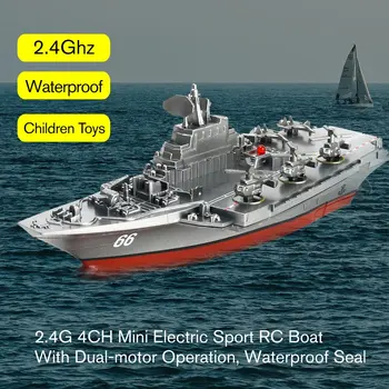 3319/3318 2.4 G Remote Control Boat 4 Channel Mini Electric Sport RC Лодка Waterproof Rechargeable Children Water Toys