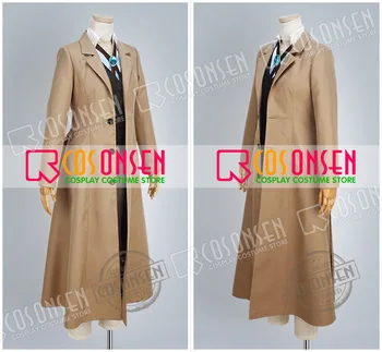 COSPLAYONSEN Аниме Bungo stray dogs Osamu Dazai Armed Detective Agency Member Cosplay costume All Size full set Поли blend