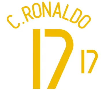 2006 Португалия #17 C. Diqna #7 Фиго Nameset Печат На Футболен Кръпка Икона