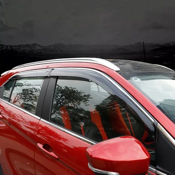 За Mitsubishi Eclipse Cross 2017-2020 Автоаксесоари Прозорец Козирка Вентилационна (Противовакуумна) Канална Козирка Дъжд, Слънце, Вятър Защитни Дефлектори