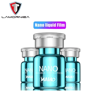Lamorniea Nano Liquid Screen Protector За iPhone за 12 Pro Max Xiaomi Samsung Note 20 Huawei Invisible Full Cover Universal Glass