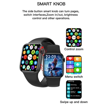 2021 Smartwatch Man Women Bluetooth Покана Custom Dail Smart Watch M16plus за Android и Ios VS W26 Pro Hw22 IWO W46 W56 Series 6