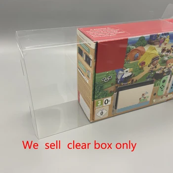 ПЕТ Transparent display box for switch NS Animal forest limited console storage box collection