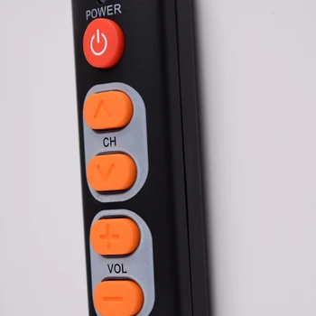 6 комбинации Big Button Universal Learn Remote Control Програмируеми , Инфрачервен IR контролер за STB ТВ DVD, DVB HIFI box
