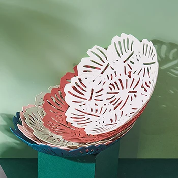 Nordic Leaf Формата На Сърце Hollow Fruit Plate Тенис На Тавата За Съхранение На Пластмасови Сливная Кошница Закуски Чиния Костенурка Лист Кухненски Рафт Кошница