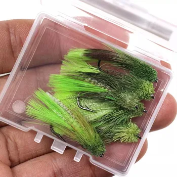 Vampfly 6 бр. 4# Риболовни Примамки Zoo Cougar Fly Имитация на Шиш Fly Tying Кука For Brown Trout Fly Fishing