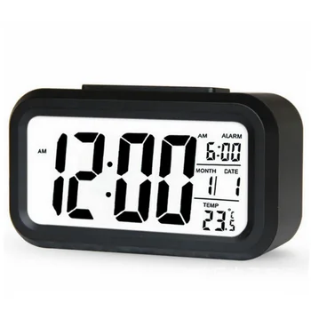 Гореща продажбите на LED Digital alarm clock Осветление Повторение Тъпо Календар Настолен Електронен Bcaklight Настолни часовници, Настолни часовници