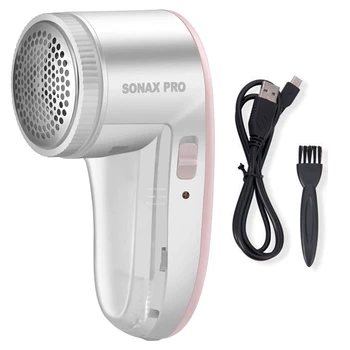 SONAX PRO Electric Марля Remover & Fabric Shaver, Small Home Stainless Portable Полицай Отстраняване for Fabric, Clothes