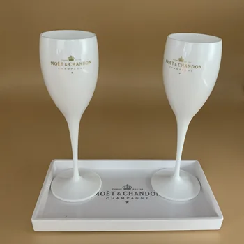 вино ПАРТИ Бяло шампанско Купе Коктейл на чаша Шампанско Флейта покритие чаша вино, чаша Пластмасови чаши