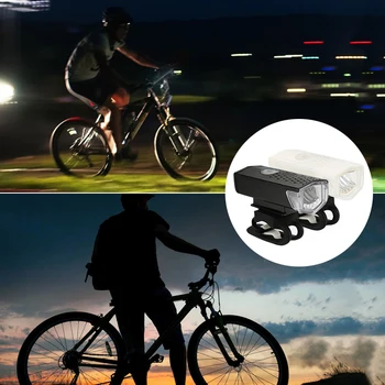 под наем светлина велосипеди и аксесоари Bike Светлина Режими на Мотор USB LED аксесоари под наем Фара Крушка Ярко Фенерче 2 елемента Совалка