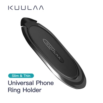 Мини KUULAA безименен Пръст Притежателите на Телефон Пръстени За iPhone Мобилен Телефон Стойка за Преносим Метални Пръстени Притежателите на Подкрепа Магнитни Стойки