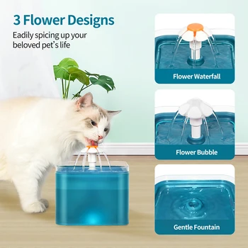 USB Електрически Автоматичен Пет Water Drinker Filter Dispenser Cat Dog Water Fountain Bowl Drinking Устройство LED Display Container