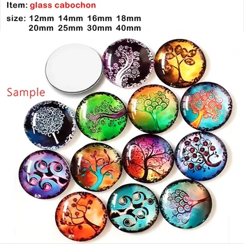Мама мечка Round photo glass cabochon demo flat back Making findings 12 mm/18 mm/20mm/25mm A9397