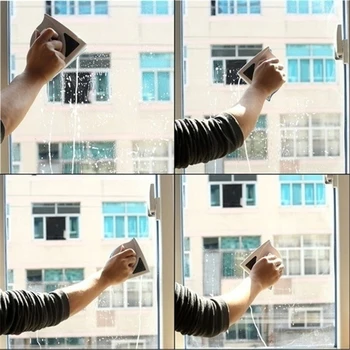 Двойна Странична Четка За Почистване На Стъкло Магнитен Инструмент За Почистване На Прозорци Магнити Домакинство На Чистачките На Предното Стъкло На Препарати За Миене На Прозорци