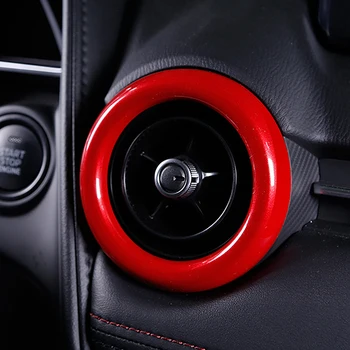 ABS, Централна конзола Климатик Изходната Пръстен Изходната Дупка на Кутията Тампон За - 2018 Mazda 2 Demio DL Седан DJ Хетчбек с 3 бр.