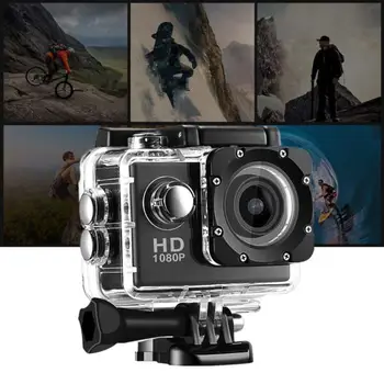 2021 Нова Екшън 12MP Камера HD 1080P 32GB 140D Подводен Водоустойчива Cam Каска Vedio Go Sports Pro Cam Mini DV Камера