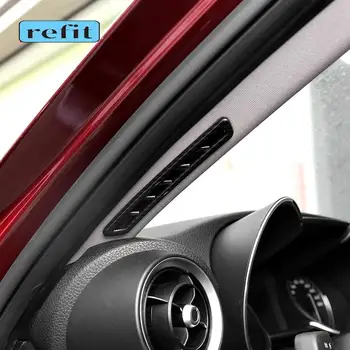 Carbon fiber A car-pillar air outlet декоративна капачка за Alfa Romeo giulia аксесоари за промяна на интериора