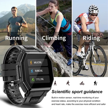 2021 Нови Умни Часовници Мъжки Bluetooth Предизвикателство Пълен Сензорен Спорт Фитнес Тракер Кръвно Налягане, Сърдечен Ритъм Smartwatch Music Control