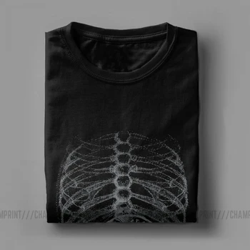 Мъжки Тениски Alien Vs Predator Alien Bone Covenant Bone Human Body Embryo X-Ray Памук Тениска С Къс Ръкав Тениска