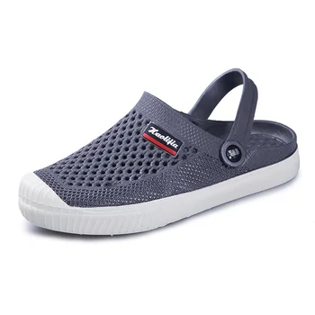 ШЕН CE 2020 New 4 Colors Croc Men Shoes Band Сандали Summer Beach Swimming Water Мъжки Обувки