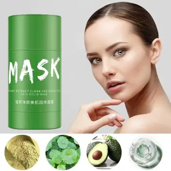 Зелен Чай Почистваща Маска За Лице stick Oil Control Blackhead Acne clear Cream masks Beauty Skin Care Почистваща Глина