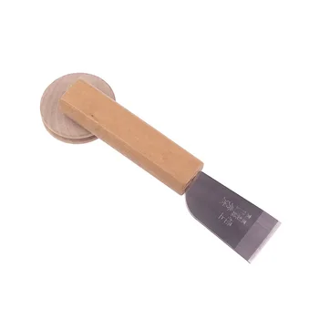 1бр САМ Leather Cut Tools Разрез Занаятчийски Нож Мед Обрезной Нож с острие Кожена Инструмент Ширина 35 мм
