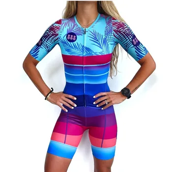 Tres Pinas Триатлон Cycling Suit Women ' s Tight Bodysuit Team МТБ Bike Гащеризон Годишният Велосипеден гащеризон Roupa Ciclismo Feminina