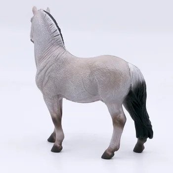 CollectA Horse Country Farm Animals Fjord Stallion Grey Plastic Simulation Toy Figure for Boys and Girls #88632