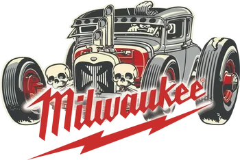 Машина Стикер, Подходящ За Milwaukee Tools Стикер Стикер Механик Лъскав Етикет Инструмент Скоростна реколта част на колата камион