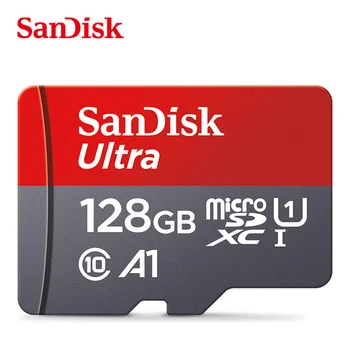 Оригинална карта SanDisk Ultra Microsd UHS-I Card 64GB SDXC 16GB 32GB SDHC A1 Class 10 Memory Card Max 98MB/s Flash, Micro SD Card