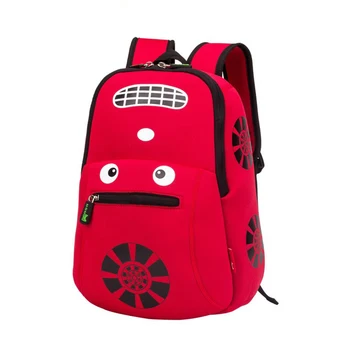 Мода Червена Кола Училищни чанти за Деца 3D Анимационен филм Дизайн на Детска Градина Момчета Раница Дете Момичетата Дете на Училище Чанта mochila infantil