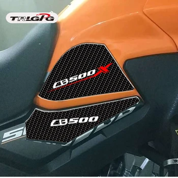 Влакнести текстура Мотоциклет Резервоар за Гориво Pad Cap Етикети Газова Стикер на Кутията За HONDA CB500X CB500 X