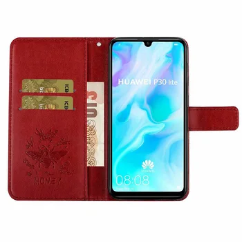 За Huawei P30 P20 Lite 2019 Mate30 Pro Флип кожен калъф за Честта 10Lite Luminous Anti-Drop Card Case