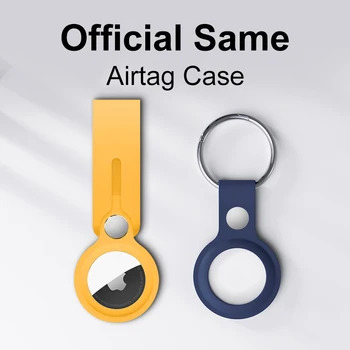 За Apple Airtag case официален Течен Силиконов Защитен Ръкав За Apple Локатор Tracker Anti-lost Ключодържател Защитни капаци