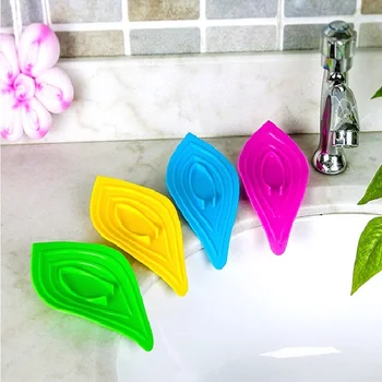 Многофункционален листче с противоскользящим сапун кутия кухненска мивка за почистване на гъба-часова тип на листата сливная препарат за съдове баня сапунерка