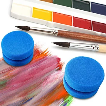 6 Pack Tire Shine Applicator, Sponge Paint Brush Set Paint Wax , Car Detailing Sponge Tool for Painting, Занаятите, Кухня