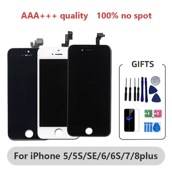 ААА+++ OLED iPhone X XS-Xs Max LCD дисплей за iPhone 6/6s/7/8/дисплей за подмяна на екрана 8plus LCD с инертни докосване 3D
