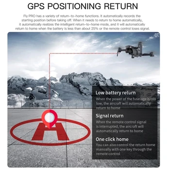 Smart SG907 Pro 5G WIFI GPS Drone 4K Широкоъгълен Кардан Увеличение Контрол FPV Регулиране на Двойна Камера Сгъваем Квадрокоптер Drone
